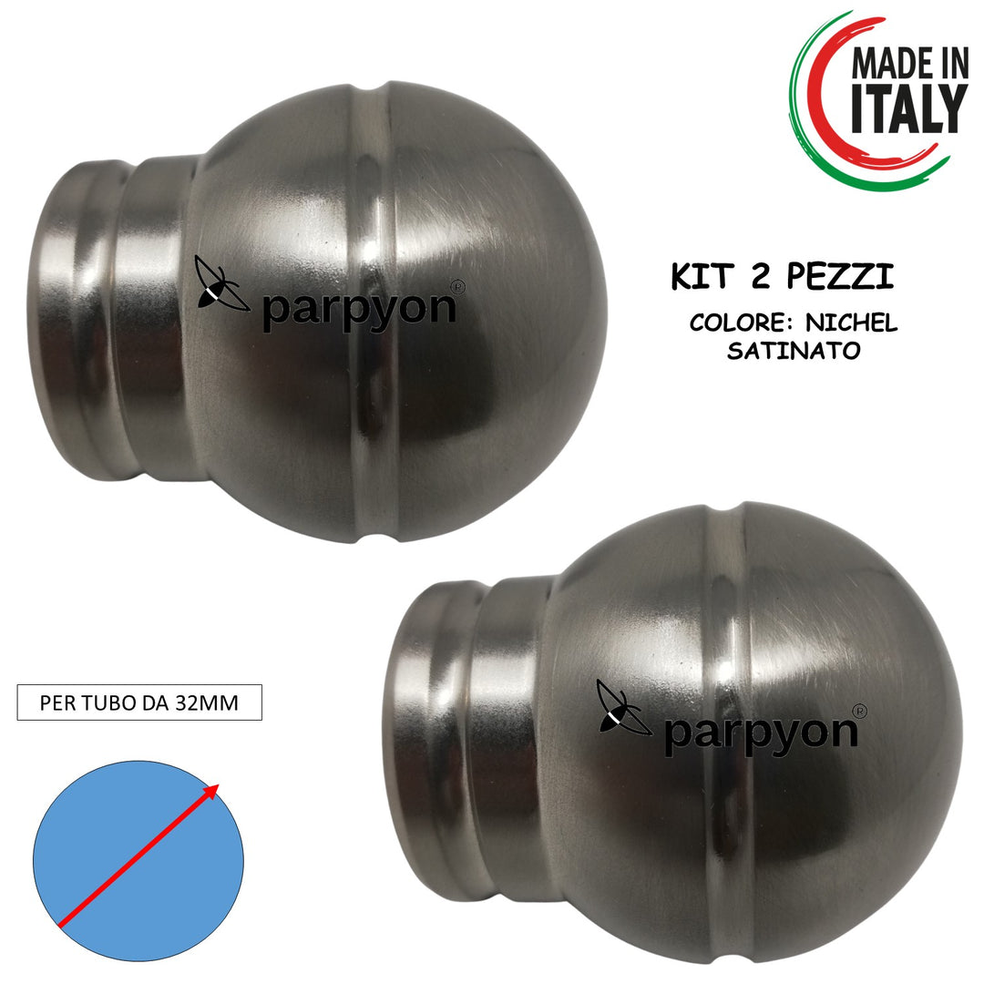 Tappo finale a Palla per Tubo d.32mm