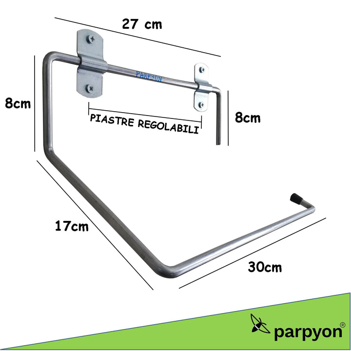 Parpyon® Portarotolo industriale a muro parete 3022