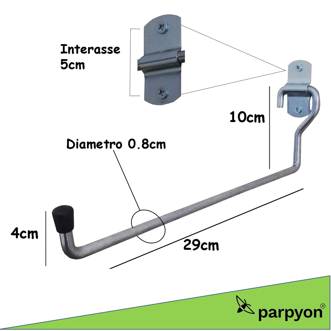 Parpyon® Portarotolo industriale a muro parete porta asciugamani bagno 3012